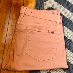J Brand 811 Mid Rise Skinny Jeans Mauve Peach 29